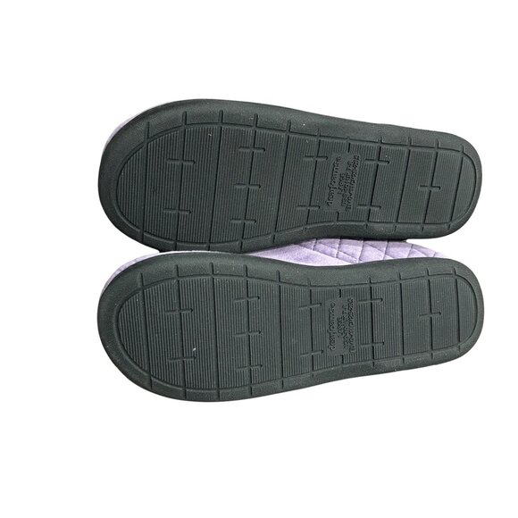 Dearfoams NWT Quilted Purple Womens Slippers SZ Large - Picture 4 of 10